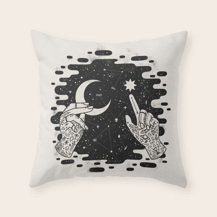 Look to the Skies Throw Pillow Gallery Image 1