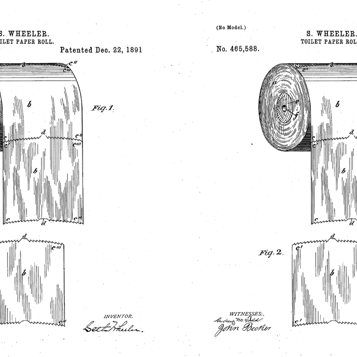Toilet Paper Patent - Bathroom Art - Antique Coffee Mug Gallery Image 2
