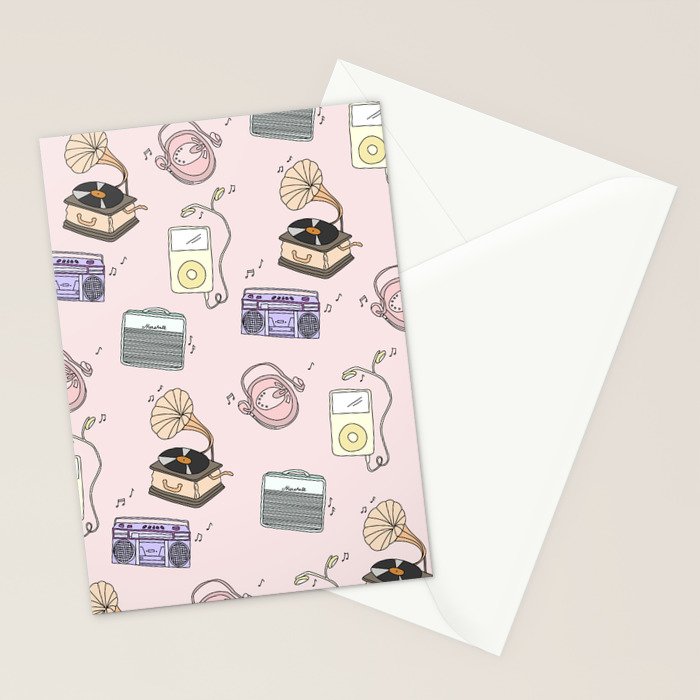 MUSIC PLAYERS Stationery Card Gallery Image 2
