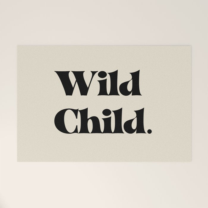 Wild Child Welcome Mat Gallery Image 1