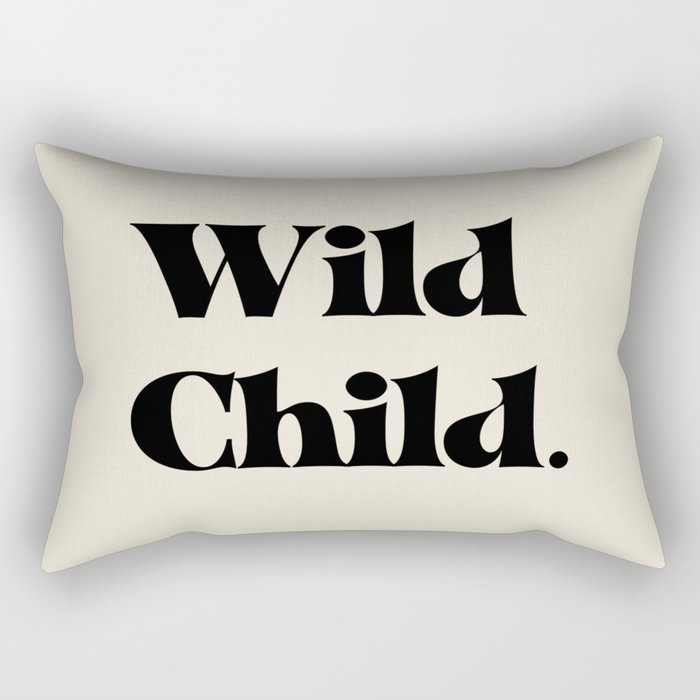 Wild Child Rectangular Pillow Gallery Image 1