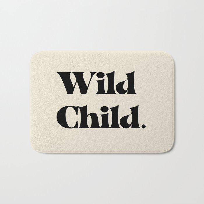 Wild Child Bath Mat Gallery Image 1