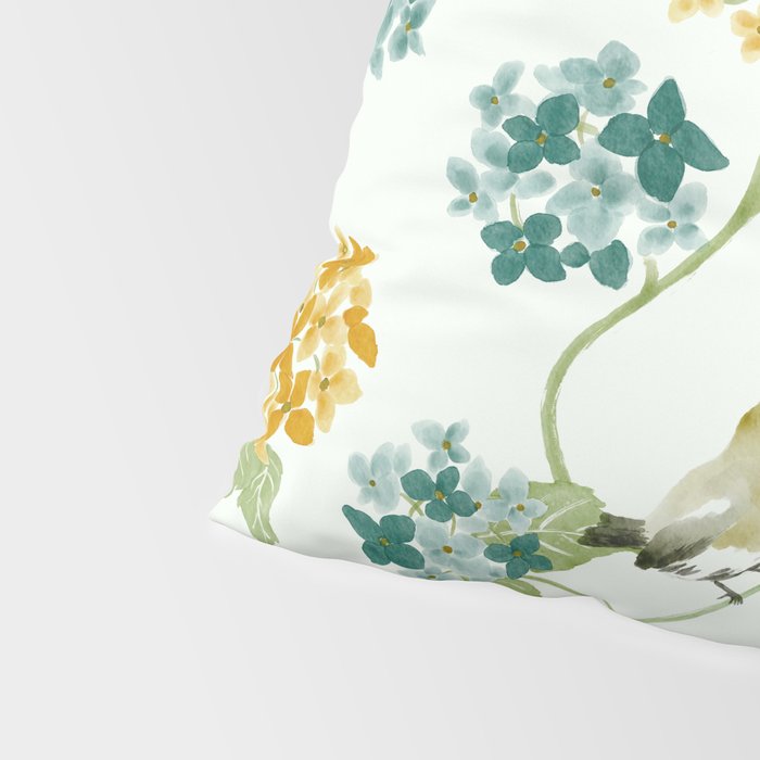 Hydrangea Poem Pillow Sham Gallery Image 4
