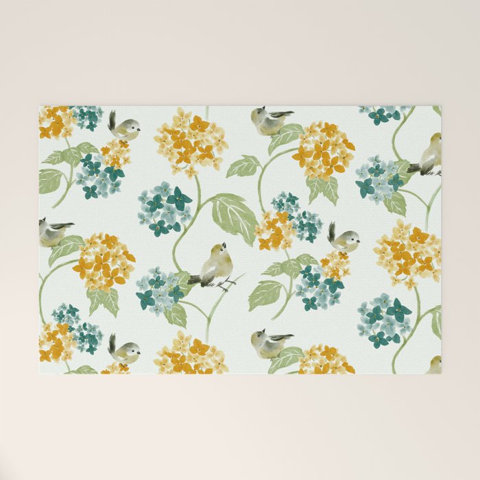 Hydrangea Poem Welcome Mat Gallery Image 1