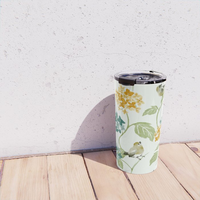 Hydrangea Poem Travel Mug Gallery Image 4