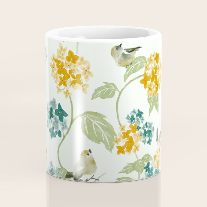 Hydrangea Poem Coffee Mug Gallery Image 4