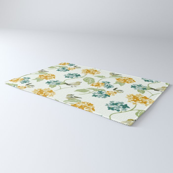 Hydrangea Poem Rug Gallery Image 3