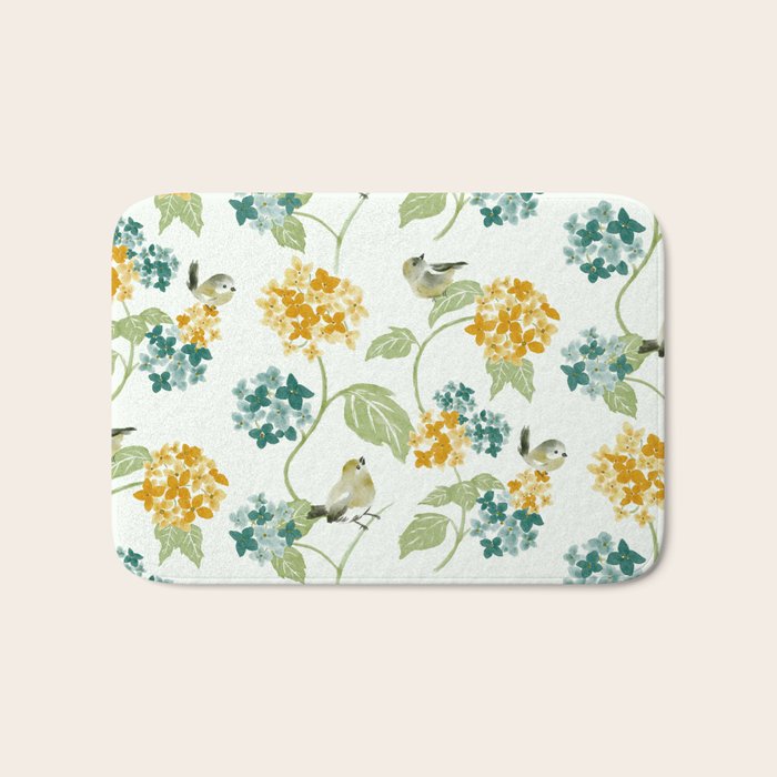 Hydrangea Poem Bath Mat Gallery Image 1