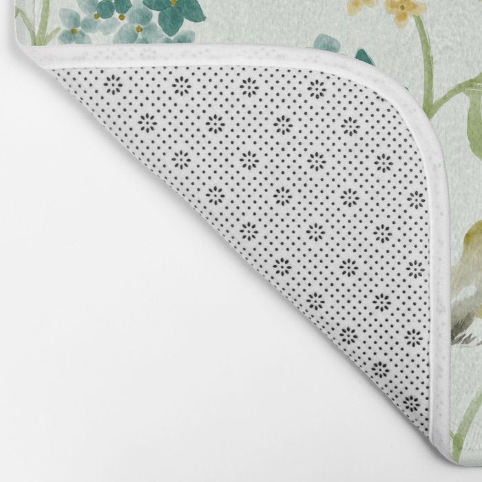 Hydrangea Poem Bath Mat Gallery Image 2