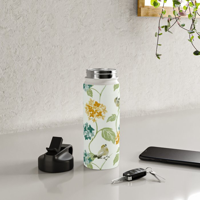 Hydrangea Poem Water Bottle Gallery Image 4