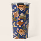 Cozy Evening In Blue Travel Mug Gallery Image 1