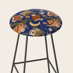 Cozy Evening In Blue Stool Gallery Image 2
