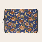 Cozy Evening In Blue Laptop Sleeve Gallery Image 1