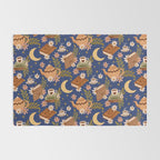 Cozy Evening In Blue Rug Gallery Image 2