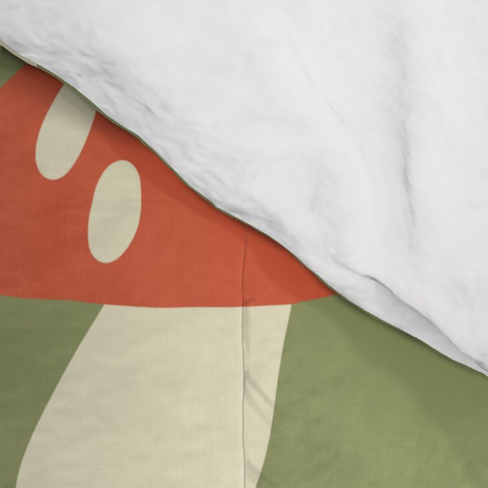 Mushroom Checkerboard Pattern Comforter Gallery Image 4