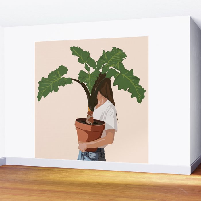 Vase Plant 2 Wall Mural Gallery Image 2