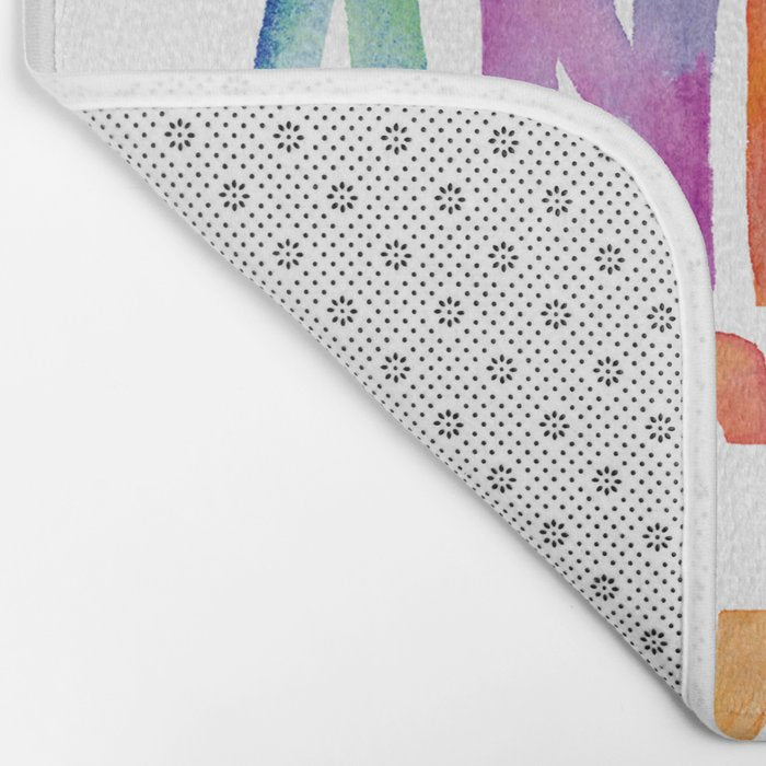 Work Hard and Be Nice to People Bath Mat Gallery Image 2