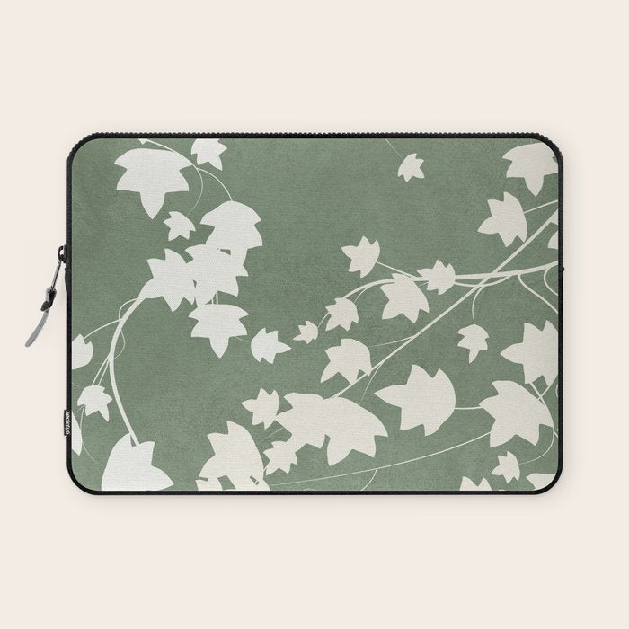 Minimal Abstract Leaves 12 Laptop Sleeve Gallery Image 1