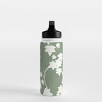 Minimal Abstract Leaves 12 Water Bottle Gallery Image 3