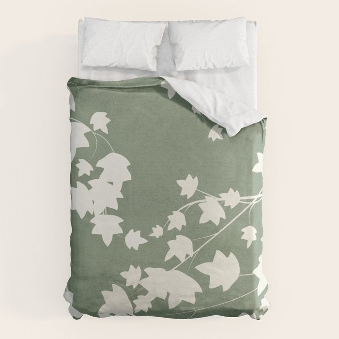 Minimal Abstract Leaves 12 Duvet Cover Gallery Image 6