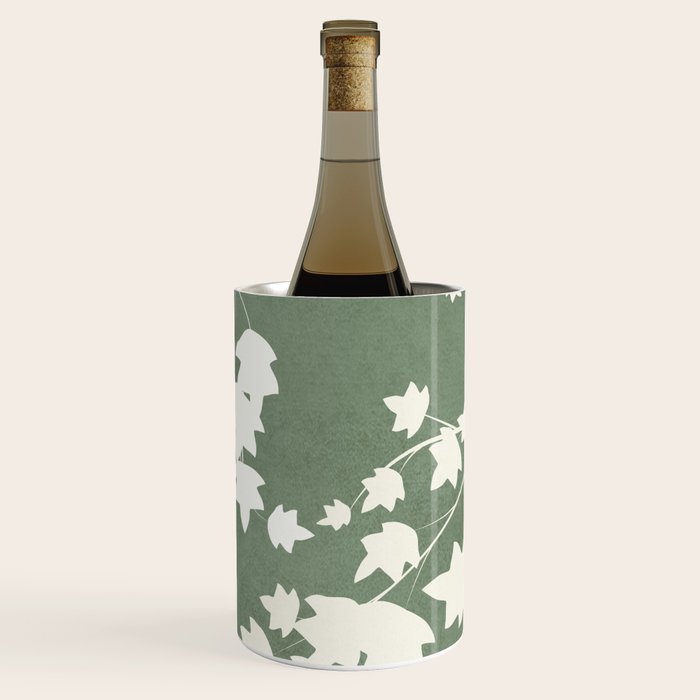 Minimal Abstract Leaves 12 Wine Chiller Gallery Image 1