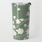 Minimal Abstract Leaves 12 Travel Mug Gallery Image 2