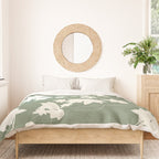 Minimal Abstract Leaves 12 Duvet Cover Gallery Image 3