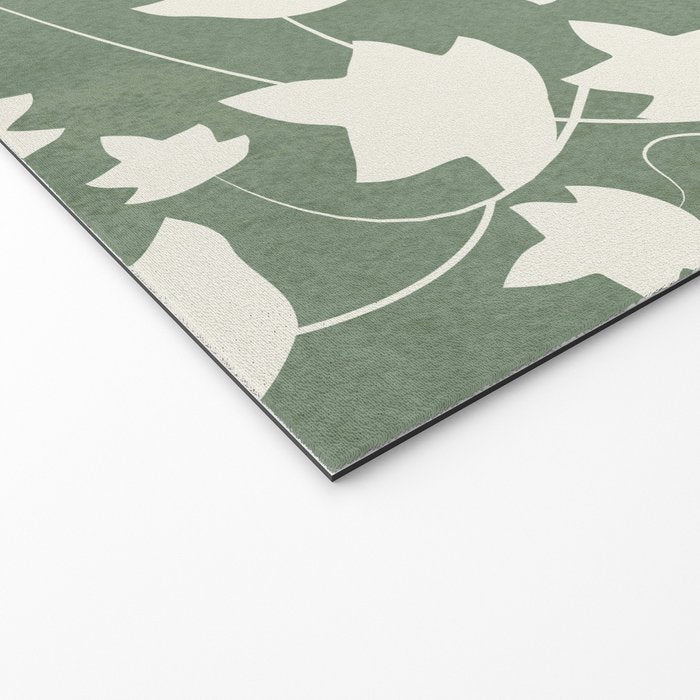 Minimal Abstract Leaves 12 Welcome Mat Gallery Image 2