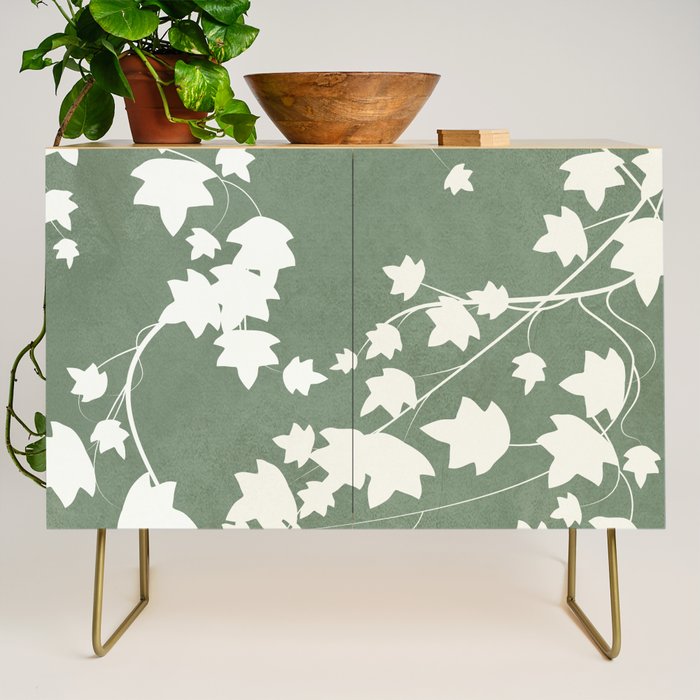Minimal Abstract Leaves 12 Credenza Gallery Image 1