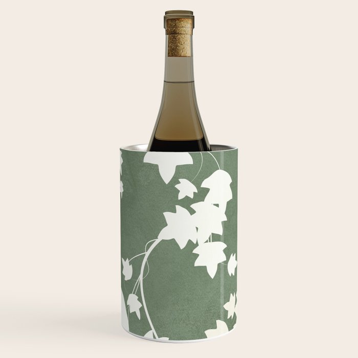 Minimal Abstract Leaves 12 Wine Chiller Gallery Image 2