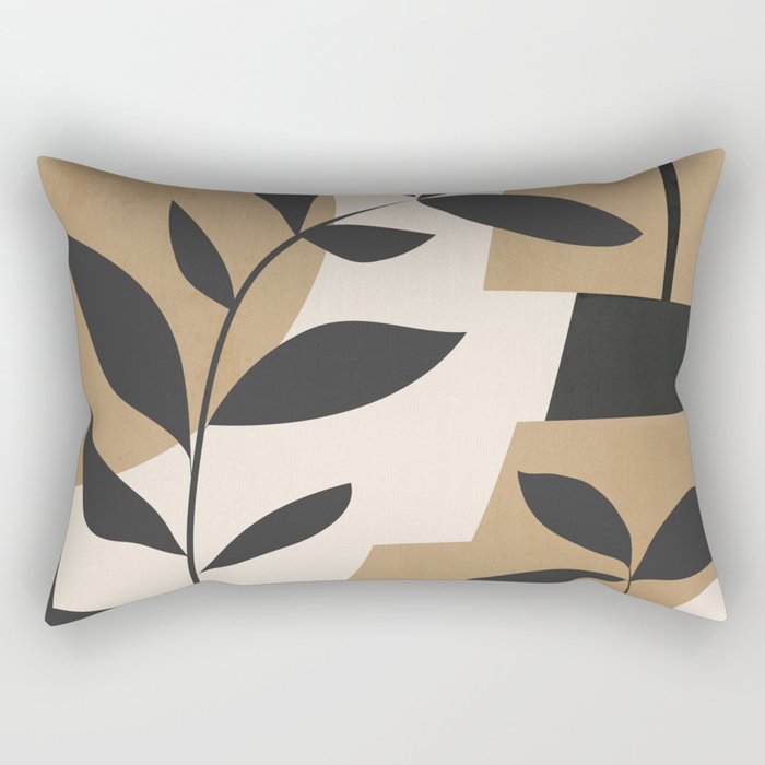 Abstract Foliage 1 Rectangular Pillow Gallery Image 2