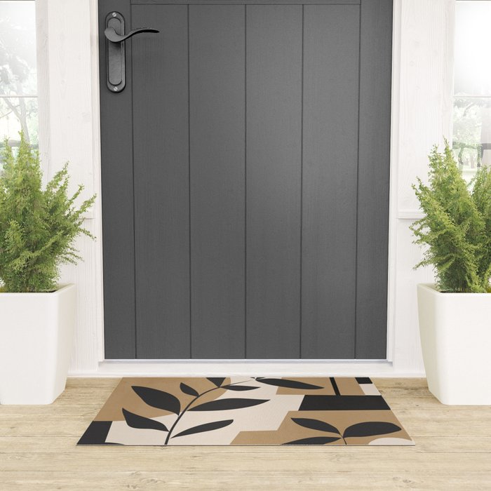 Abstract Foliage 1 Welcome Mat Gallery Image 3