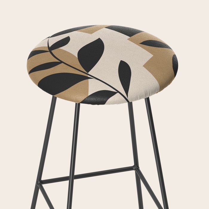 Abstract Foliage 1 Stool Gallery Image 2