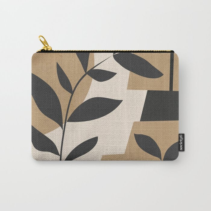 Abstract Foliage 1 Carry All Pouch Gallery Image 1