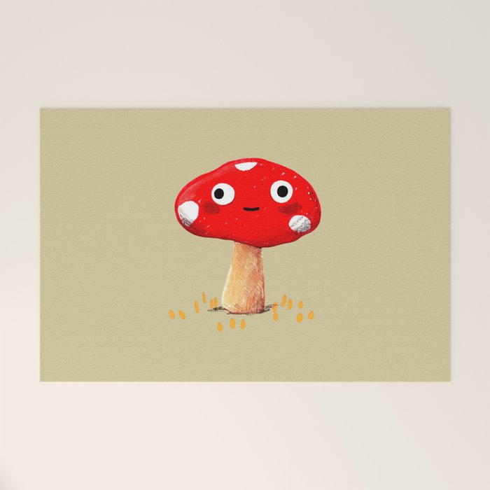 Wall-Eyed Mushroom Welcome Mat Gallery Image 1
