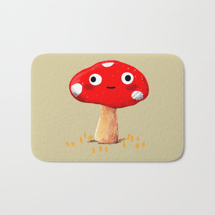 Wall-Eyed Mushroom Bath Mat Gallery Image 1