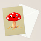 Wall-Eyed Mushroom Stationery Card Gallery Image 2