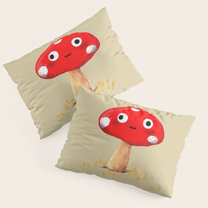 Wall-Eyed Mushroom Pillow Sham Gallery Image 3