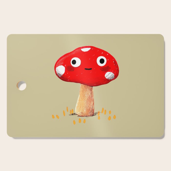 Wall-Eyed Mushroom Cutting Board Gallery Image 1