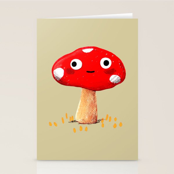 Wall-Eyed Mushroom Stationery Card Gallery Image 2