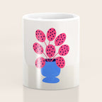 Blueberry Vase & French Fuchsia Leaves: Vases & Stuff 03 Coffee Mug Gallery Image 4