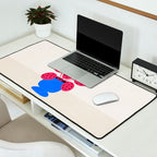 Blueberry Vase & French Fuchsia Leaves: Vases & Stuff 03 Desk Mat Gallery Image 2