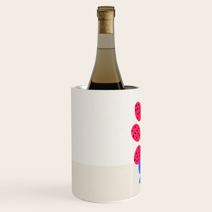 Blueberry Vase & French Fuchsia Leaves: Vases & Stuff 03 Wine Chiller Gallery Image 2