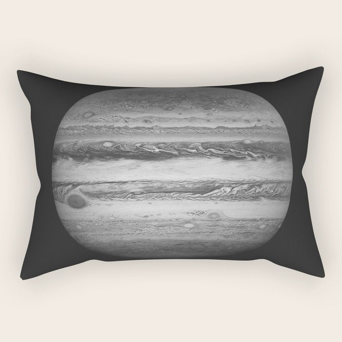 Solar System _ 05 Jupiter Rectangular Pillow Gallery Image 2