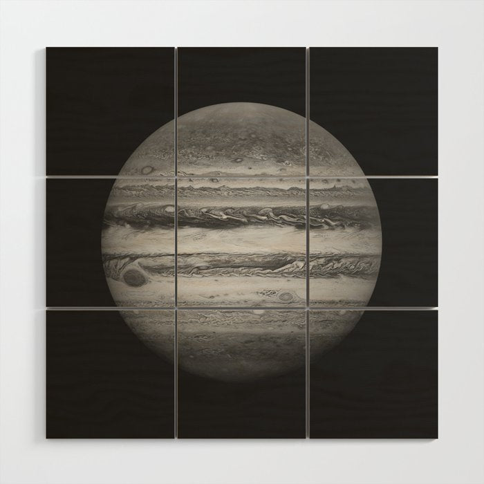 Solar System _ 05 Jupiter Wood Wall Art Gallery Image 1