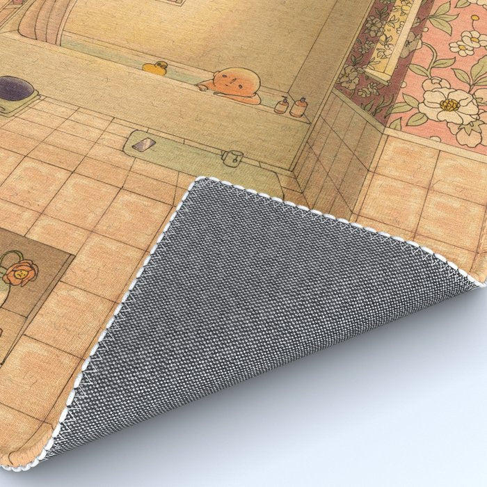 Bath in Pink Rug Gallery Image 4