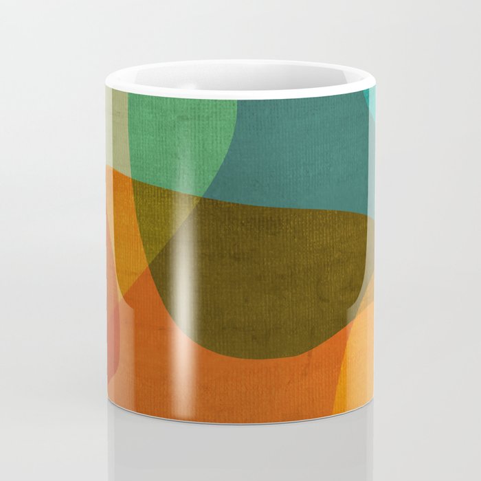Mid-Century Modern Digital Art Coffee Mug Gallery Image 4