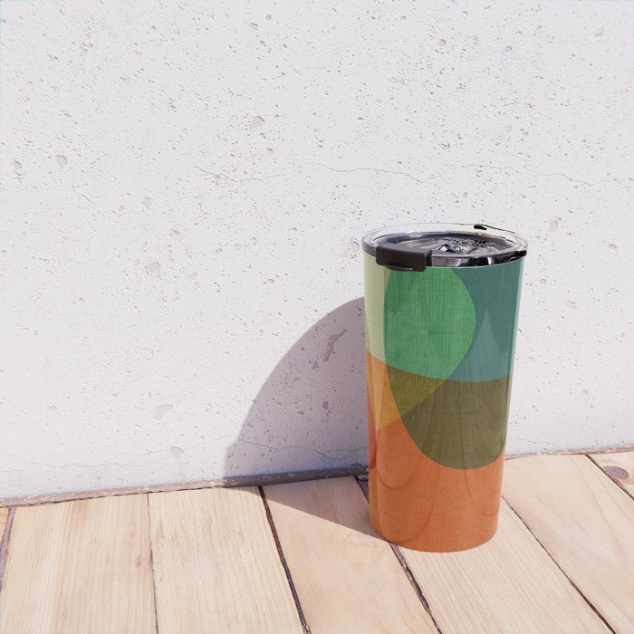 Mid-Century Modern Digital Art Travel Mug Gallery Image 4