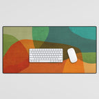 Mid-Century Modern Digital Art Desk Mat Gallery Image 1