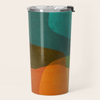 Mid-Century Modern Digital Art Travel Mug Gallery Image 2